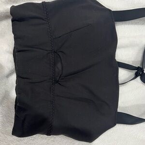 Athleta Black Mesh Tank Top